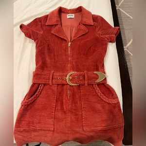 Show me your mumu outlaw dress corduroy